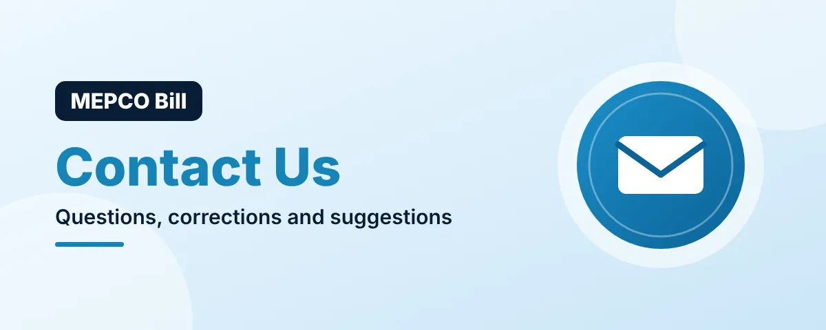 Contact the MEPCO Bill website